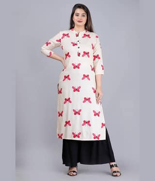 MAUKA - Red Straight Rayon Women's Stitched Salwar Suit ( Pack of 1 )