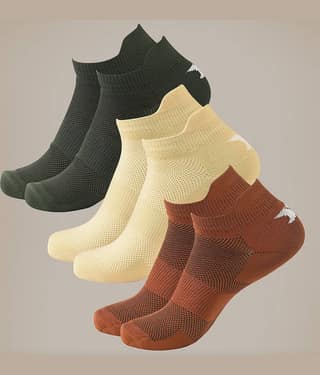 Brucella Blended Men's Self Design Multicolor Ankle Length Socks ( Pack of 3 )