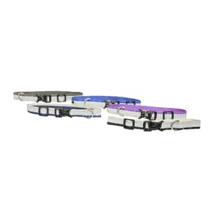 FASHION TRENDY REFLECTING DOG COLLAR (Multicolor) SET OF 5