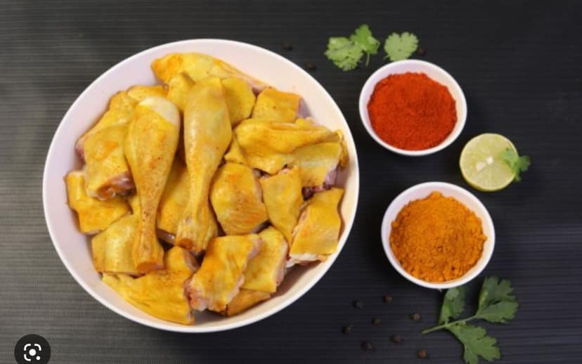 Curry Cut - Nati Koli/Country Chicken With Skin (Burn/Smoked) - 1.2kg - Before Cleaning