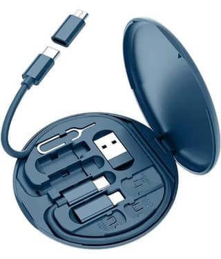 AMYTEL Blue 5 A Type C Cable 0.4 Meter