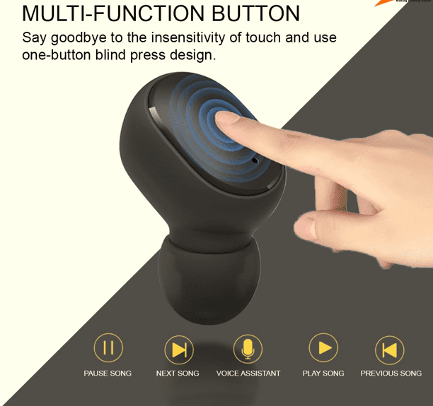 New Water Resistance TWS Wireless Earbuds With Hi-Fi Sound Quality view 2