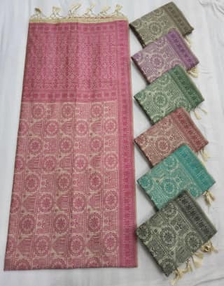 Tussar Cotton Sambalpuri Handmade Saree