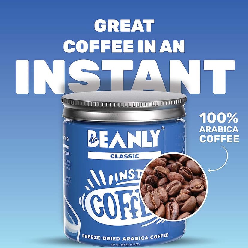 Beanly Instant Coffee Combo Pack of Classic & Cookies & Cream view 2