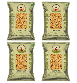 Sedya Unpolished Premium Chana Dal | Protein & Fiber Rich | 2kg
