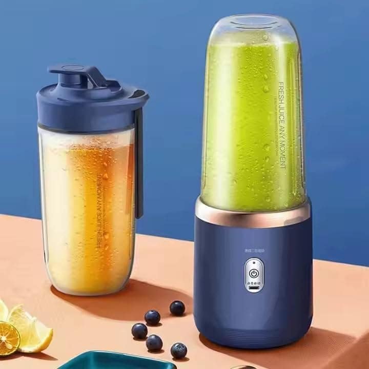 Portable Blender for Smoothies & Juices | Auto-stop After 40s | Powerful 40 Watts Motor Crushes Ice too (Multi Colour) view 2