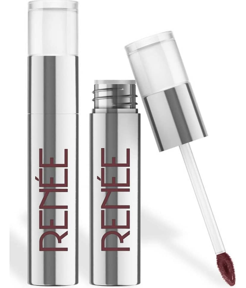 RENEE Gloss Stay Transfer-Proof Liquid Lip Color - Zoe, Enriched with Vitamin E & C, 3.5ml view 2