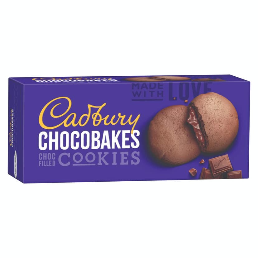 Cadbury Chocobakes Centre Filled Cookies 75g