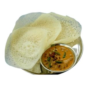Appam with Veg Kurma 3 Pcs