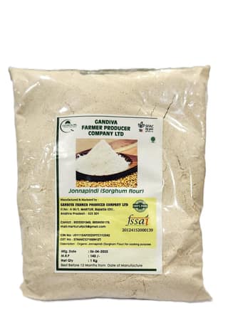 Organic Jonnapindi (Sorghum Flour) 1kg