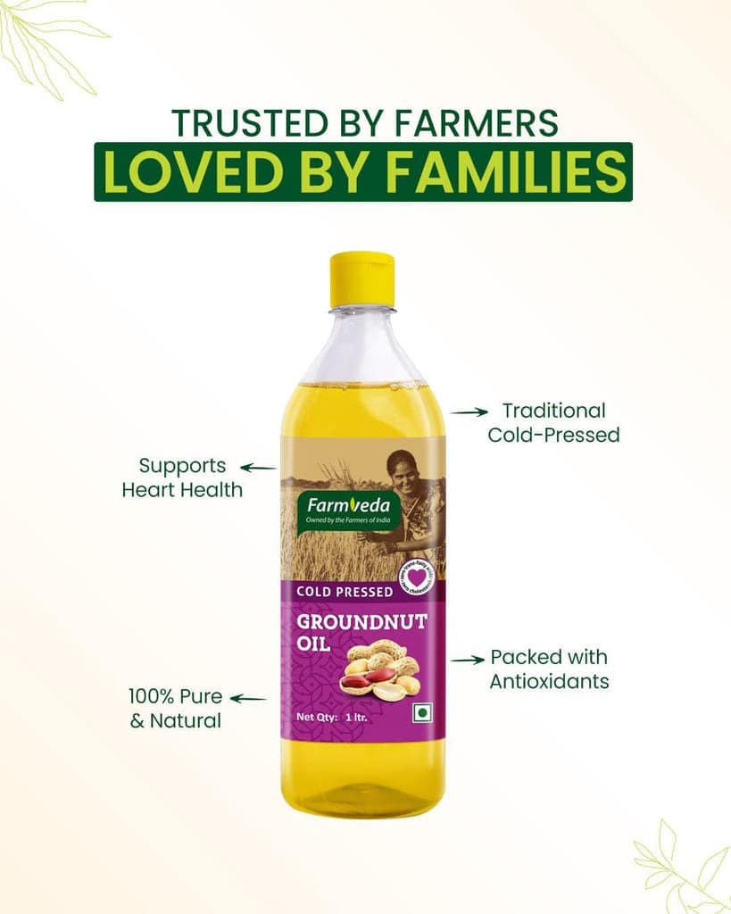 Groundnut Oil (Cold Pressed) - 1 Ltr view 2