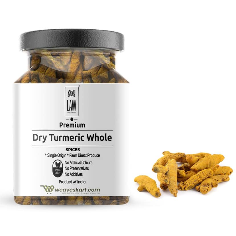 Premium Dry Turmeric Whole – 100 gm (Single Origin, Farm Direct Produce, organically Grown & Made in small batches) view 2