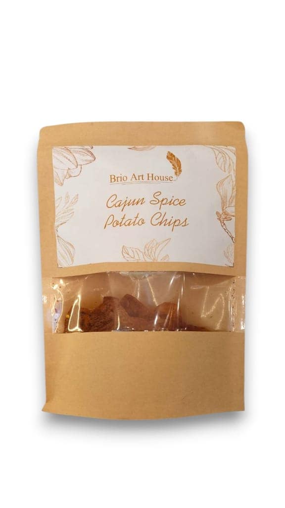 Homemade Cajun Spice Potato Chips (50g)