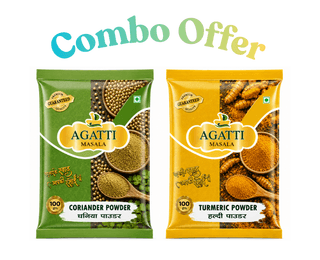 Combo Turmeric Powder 100g & Coriander Powder 100g