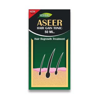 Mahida and Sons Aseer Hair Gain Tonic | Hair Fall Control Oil | Dandruff Relief | Helps Prevent Premature Greying | Promotes Hair Growth for Men & Women | Supports New Hair Growth | Enriched with 14 Herbal Ingredients