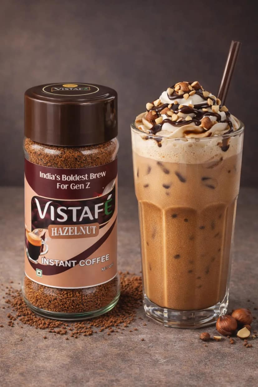 Vistafe Hazelnut Instant Coffee for Smooth Nutty Taste view 2