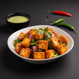 Paneer Chilli Salad