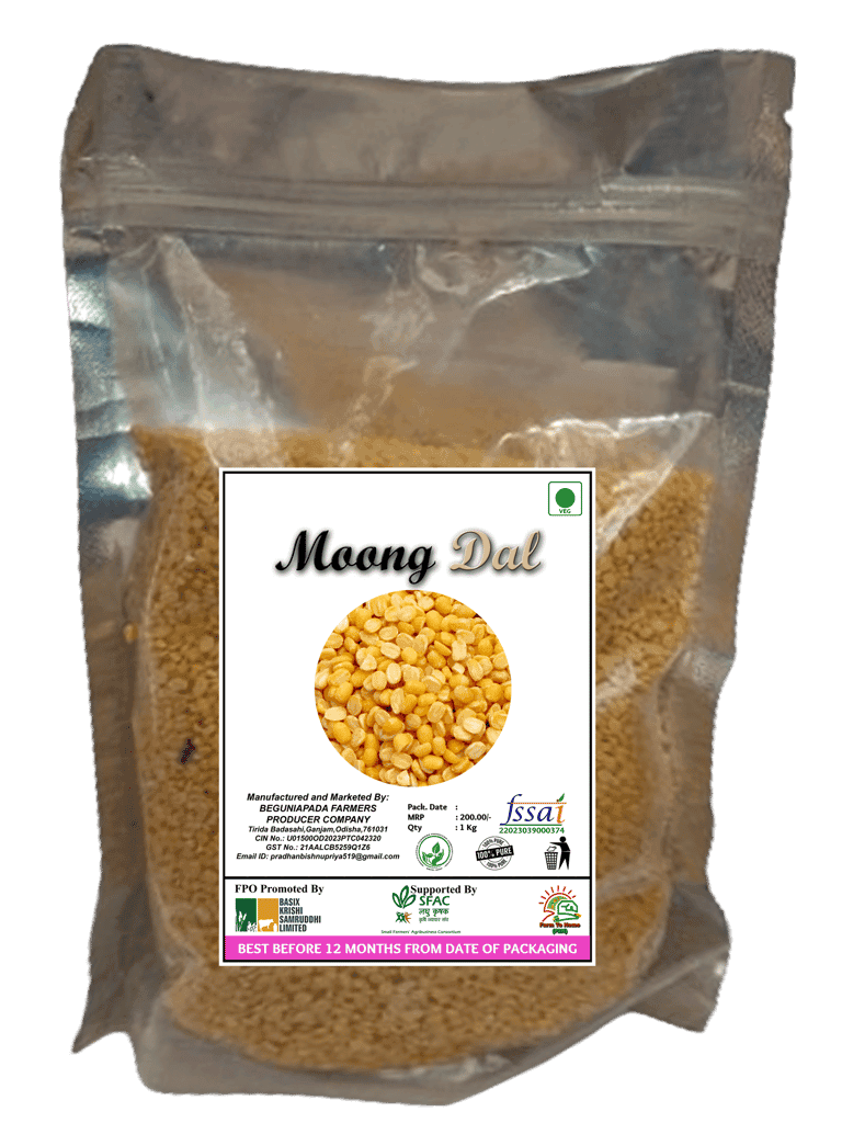 Organic Moong Dal - 1 Kg