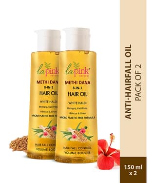 Methi Dana 8-in-1 Hair Oil 150 ml (Pack of 2)