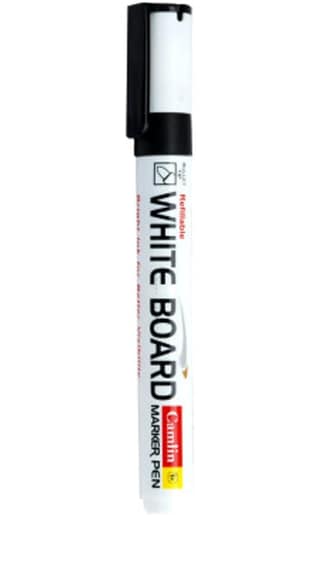 Whiteboard Marker Pen - Refillable White Board Marker with Chisel Tip - Dry Erase Marker for Office, School, and Home Use