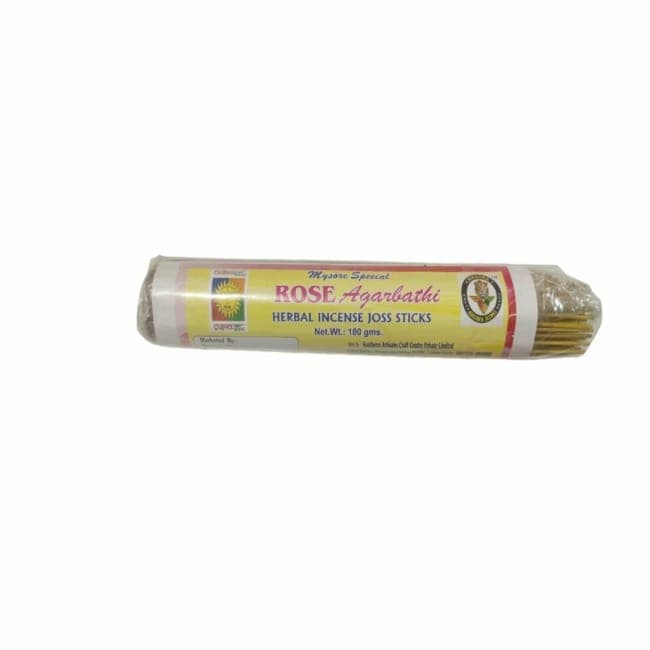 Mysore Special Rose Herbal Incense Joss Sticks (200 Grams) view 2