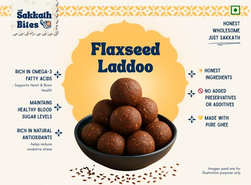 Flaxseed Laddoo view 2