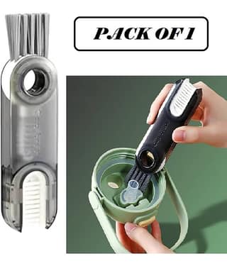 3 in 1 Multifunctional Cleaning Brush, Water Bottle Cleaner Brush, 1pc