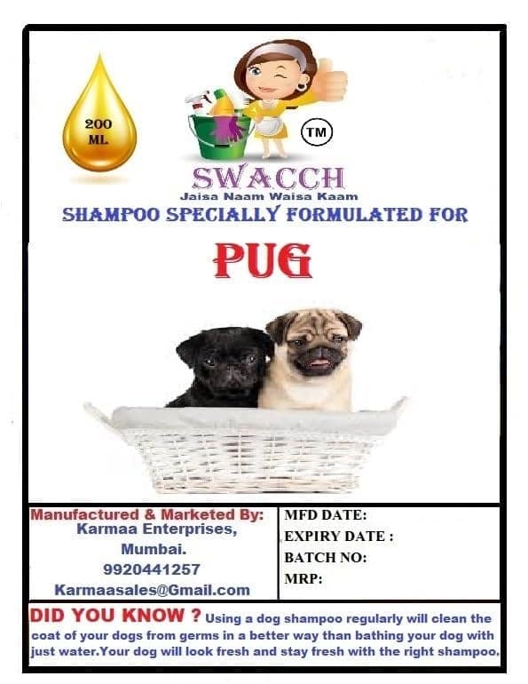SWACCH Premium Shampoo for Pug (200ML) (Pack of 3) Strawberry view 2