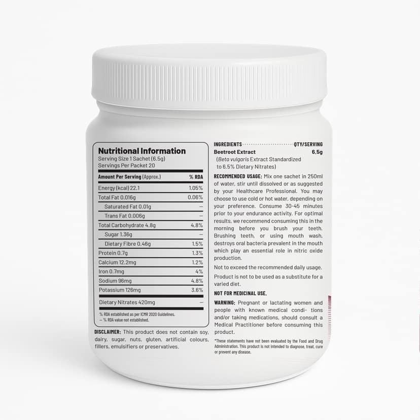 Unived Beetroot Stamina Drink (Elite Beet-420) view 2