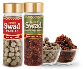 Panjon Swad Pachak Anardana & Mukhwas Dry Calcutta Paan, 230g, 2 bottle