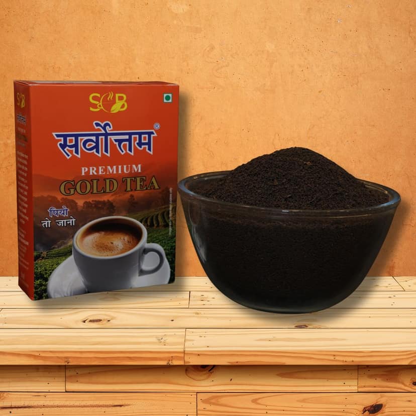 Sarvottam Premium Gold Tea | Bold Flavour, Fresh Aroma | Premium Quality Indian Chai for Daily Energy