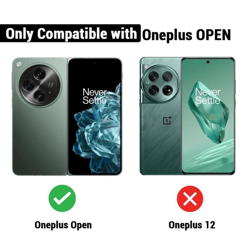 LIRAMARK Liquid Silicone Soft Back Cover Case for Oneplus Open / 1+ Open view 2