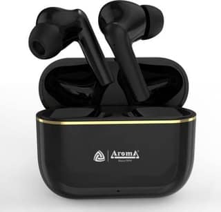 Aroma NB140 Galaxy 50 Hours* Playtime, Deep Bass, Fast Charging True Wireless Earbuds Bluetooth Headset (Black, True Wireless)