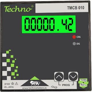 3 PHASE PANEL MOUNT - MULTIFUNCTIONAL LCD ENERGY METER WITH DUAL SOURCE RS 485 COMMUNICATION PORT