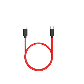 Twance TC20R PVC - Type C to Type C fast Charging & data transfer Cable, 1 Meter, Red color