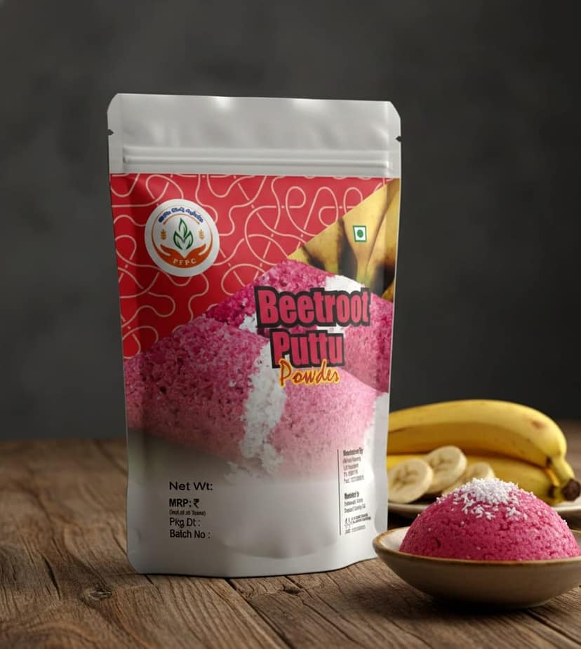 PFPC Beetroot Puttu Powder - Healthy & Delicious Traditional Mix