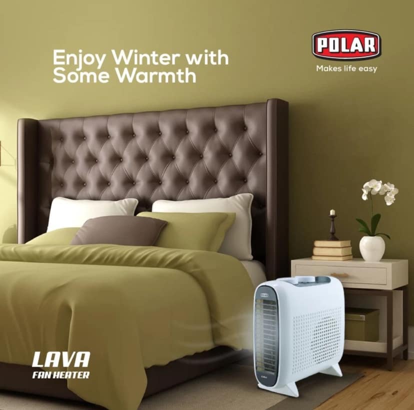POLAR Fan Heater- Lava Fan Heater - Blower view 2
