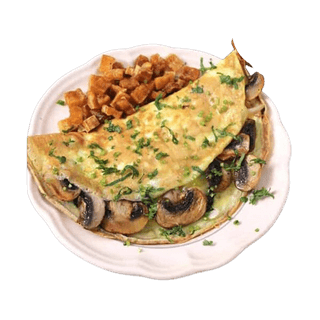 Mushroom And Cheese Double Omelette Non Veg