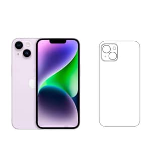 SKINOVITA Compatible For Apple iPhone Unbreakable Transparent Hydrogel Membrane, Back Screen Guard Protector (Scratchproof/Self Healing)(Gloss)