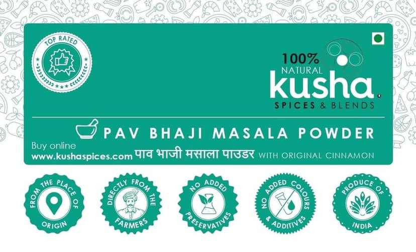 Kusha Spices Pav Bhaji Masala view 2