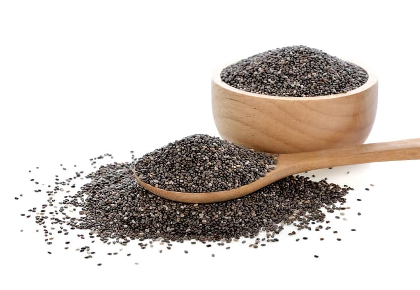 RAW BLACK CHIA SEEDS for Weight Loss. Good source of Calcium, Omega-3 Fatty Acids, Vitamins, Protein, Iron & other minerals view 2