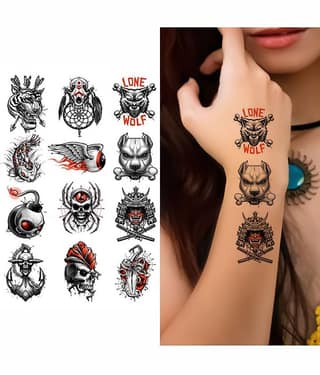 voorkoms Temporary Body Tattoo