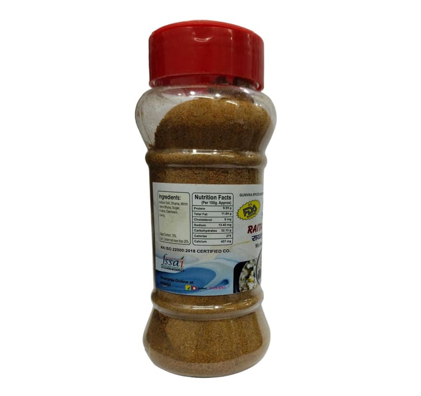Gunvika Raita | Dahi Bada Masala Spice Mix Powder - 100gm view 2