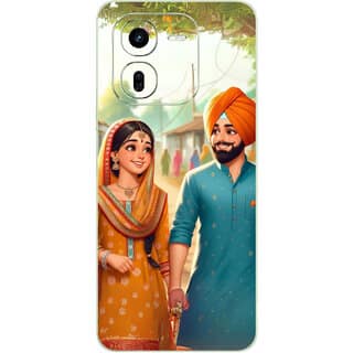 Yug Emporium Back Skin Wrap For iQOO Z9X 5G Premium Quality Full Coverage (Trending Theme) (Back Cover Multicolor)