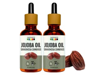 Organix Mantra Jojoba Oil, Cold Pressed Organic Oil ( Pack Of 2) - 60 Millilitre