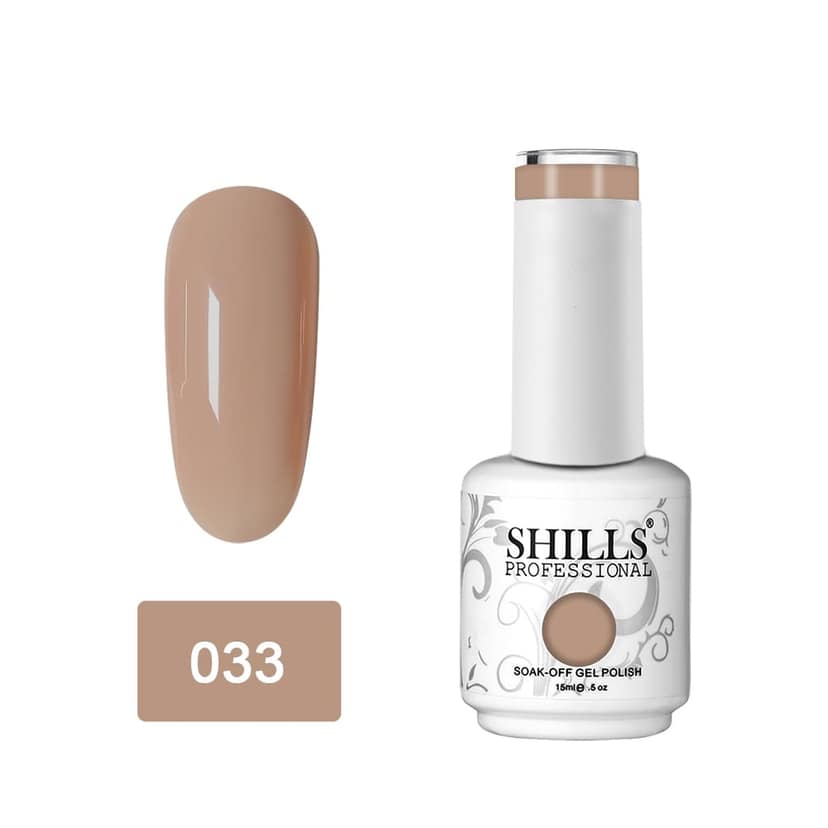 SHILLS PROFESSIONAL UV/LED Soak Off Gel Polish Color shade 33. SHILLS PROFESSIONAL UV/LED Soak Off Gel Polish Color shade 33. - Shade 033 / 15 ml (Pack of 1) view 2
