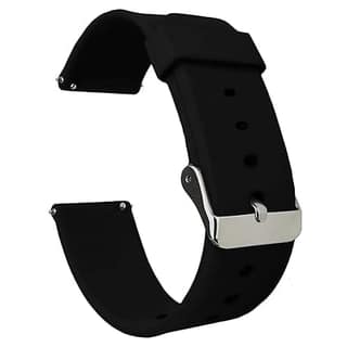 22mm Soft Silicone Watch Strap Compatible with Samsung, Realme, OnePlus, Boat Flash & Noise Colorfit Pulse Grand Smartwatch – Adjustable Replacement Band