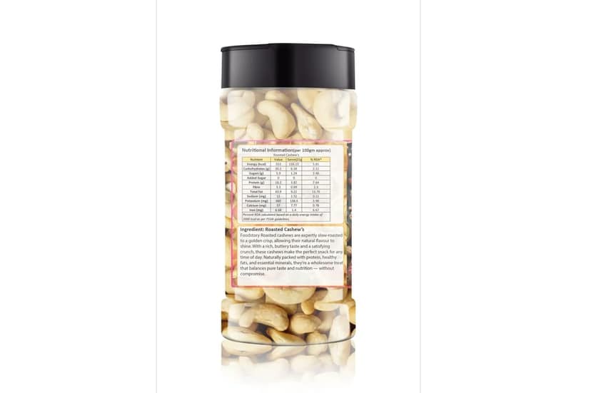 Foodstory Roasted Cashew 320 Grade – Premium Whole Cashews view 2