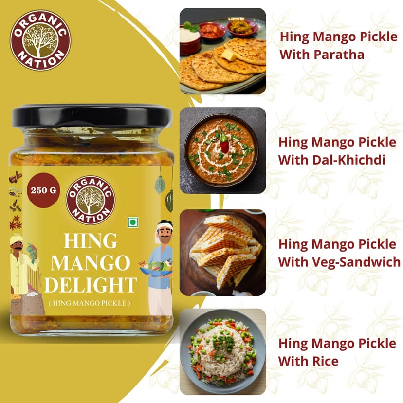 Foodsbay India Heeng Mango Pickle | 250 g view 2