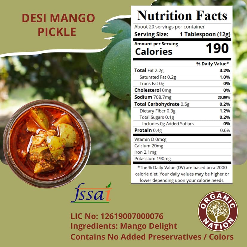 Foodsbay India Mango Pickle | Traditional Aam Achar | 250 g view 2
